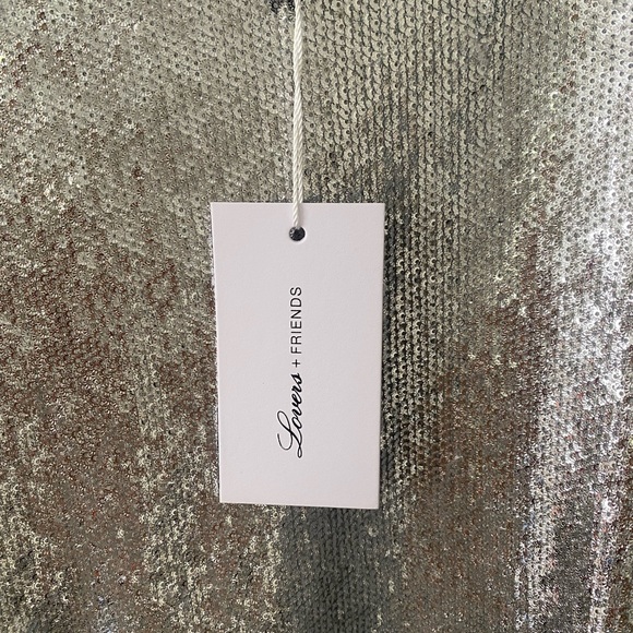 NWT Lovers and Friends Revolve Leslie Sequin Mini Dress Size Large - Picture 7 of 8